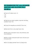 KSV CERTIFICATION TEST PAPER 2026&NewLine;COMPLETE QUESTIONS AND SOLUTIONS&NewLine;GRADED A&plus;