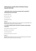 C785 Biochemistry&colon; Acid-Base Balance & Metabolic Pathways&NewLine;Integration 2026 &vert;WGU