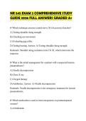 NR 545 EXAM 2 COMPREHENSIVE STUDY&NewLine;GUIDE 2026 FULL ANSWERS GRADED A&plus;