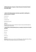 C785 Biochemistry&colon; Enzymes&comma; Protein Structure & Function Practice&NewLine;Pack 2026 &vert;WGU