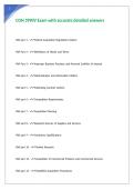 CON 3990V Exam with accurate detailed answers