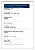 NPS exam study guide questions with 100&percnt; correct answers