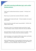 CON 3990 Contracting Certification Quiz 1 with verified detailed solutions