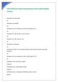 CON 3990 Exam Study Guide questions with verified detailed answers