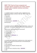 NBRC TMC Practice Exam &vert; Realistic Questions & Verified Answers &vert; Complete Respiratory Therapy Prep&NewLine;&NewLine;