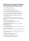 BIOL251 Human Anatomy & Physiology I w&lowbar;Lab 2025 through Portage Learning&period;&period;pdf&NewLine;&NewLine;