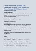 Colorado QS&sol;CO Pesticide Certification Exam &ndash; Qualified Supervisor & Certified Operator Practice Assessment&comma; Colorado Department of Agriculture &lpar;2026&sol;2027 Update&rpar; Questions with Solutions
