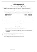 NUR 155 Exam &vert; FULLY COVERED Exam &vert;QUESTIONS & ANSWERS&vert; already graded A&plus; &lpar;COMPLETE BUNDLE&rpar; UPDATED&excl;&excl;&excl;