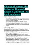 Elite South Dakota Fire Instructor Test Bank 2026&sol;2027 &vert; NFPA 1020 &vert; IFSTA 8th Ed & J&B 5th Ed