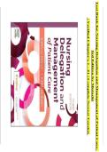 Nursing Delegation and Management of Patient Care 3rd Edition Test Bank Updated Latest 2026&ndash;2027 Comprehensive Exam Preparation Resource for Nursing Students Focused on Delegation&comma; Prioritization&comma; and Safe Patient Care Management in Clinical Practice&period;