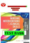 Full Exam Guide for Potter&rsquo;s Nursing Interventions & Clinical Skills &lpar;7th Edition&rpar; Complete Coverage Verified Question & Answer Sets Nasogastric Tube Care &sol; Device-Related Pressure Injuries &sol; Evidence-Based Practice &sol; Clinical Skill Fundamentals Updated 2