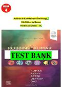Full Exam Guide for Robbins & Kumar Basic Pathology &lpar;11th Edition&rpar; Complete Coverage Verified Question & Answer Sets Cell Injury &sol; Inflammation &sol; Neoplasia &sol; Systemic Pathology Updated 2026 Version