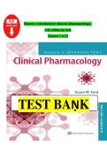 Full Exam Guide for Ford&rsquo;s Roach&rsquo;s Introductory Clinical Pharmacology &lpar;11th Edition&rpar; Complete Coverage Verified Question & Answer Sets Drug Dosing Safety &sol; Antihyperlipidemic Therapy &sol; Cholestyramine Protocols &sol; General Principles Updated 2026 Version