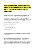 NURS 6550 MIDTERM REVIEW FINAL TEST&NewLine;PAPER 2026 COMPREHENSIVE QUESTIONS&NewLine;AND SOLUTIONS ACCURATE CONTENT&NewLine;GRADED A&plus;