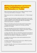 SDI Final Exam Questions and Answers&NewLine;&lpar;2026&rpar; &vert; Full Questions and Answers&NewLine;with Rationales &vert; A&plus; Verified