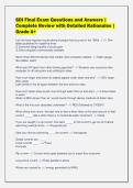 SDI Final Exam Questions and Answers &vert;&NewLine;Complete Review with Detailed Rationales &vert;&NewLine;Grade A&plus;