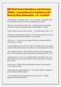 SDI Final Exam Questions and Answers&NewLine;&lpar;2026&rpar; &vert; Comprehensive Solutions with&NewLine;Step-by-Step Rationales &vert; A&plus; Verified