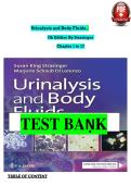 Full Exam Guide for Strasinger&rsquo;s Urinalysis and Body Fluids &lpar;7th Edition&rpar; Complete Coverage Verified Question & Answer Sets Renal Function &sol; Vaginal Secretions &sol; Fetal Fibronectin &sol; Safety and Quality Management Updated 2026 Version
