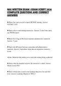 M100 COMMUNITY ASSOCIATION&NewLine;MANAGEMENT ACTUAL EXAM PAPER&NewLine;2026 QUESTIONS WITH SOLUTIONS&NewLine;GRADED A&plus;