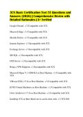 3CX Basic Certification Test 55 Questions and&NewLine;Answers &lpar;2026&rpar; &vert; Comprehensive Review with&NewLine;Detailed Rationales &vert; A&plus; Verified