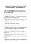 MANAGEMENT 3300 MIZZOU FINAL TEST 2026&NewLine;QUESTIONS WITH CORRECT ANSWERS GRADED A&plus;