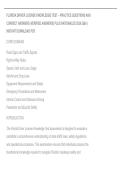 FLORIDA DRIVER LICENSE KNOWLEDGE TEST &ndash; PRACTICE QUESTIONS AND&NewLine;CORRECT ANSWERS &lpar;VERIFIED ANSWERS&rpar; PLUS RATIONALES 2026 Q&A &vert;&NewLine;INSTANT DOWNLOAD PDF&period;