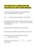 OSSF INSTALLER 2 LICENSE PRACTICE&NewLine;SOLUTION 2026 STUDY GUIDE BUNDLED&NewLine;