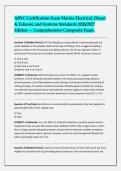 ABYC Certification Exam &ndash; Marine Electrical&comma; Diesel & Exhaust&comma; and Systems Standards &lpar;2026&sol;2027 Edition&rpar; Comprehensive Composite Exam with Solutions