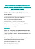 UNIV 104 ENGLISH ASSESSMENT BUNDLE LIBERTY UNIVERSITY &vert; Complete Solutions &vert; Verified Answers &vert; Pass Guaranteed - A&plus; Graded