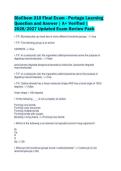 BioChem 210 Final Exam - Portage Learning&NewLine;Question and Answer &vert; A&plus; Verified &vert;&NewLine;2026&sol;2027 Updated Exam Review Pack