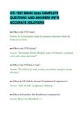 OTS TEST BANK 2026 COMPLETE&NewLine;QUESTIONS AND ANSWERS WITH&NewLine;ACCURATE SOLUTIONS&NewLine;