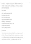 FLORIDA MOLD ASSESSOR LICENSING EXAM &ndash; PRACTICE QUESTIONS AND&NewLine;CORRECT ANSWERS &lpar;VERIFIED ANSWERS&rpar; PLUS RATIONALES 2026 Q&A &vert;&NewLine;INSTANT DOWNLOAD PDF&period;