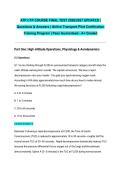ATP CTP COURSE FINAL TEST 2026&sol;2027 UPDATED &vert; Questions & Answers &vert; Airline Transport Pilot Certification Training Program &vert; Pass Guaranteed - A&plus; Graded&NewLine;&NewLine;