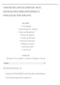 FLORIDA SHEET METAL CONTRACTOR LICENSING EXAM &ndash; PRACTICE&NewLine;QUESTIONS AND CORRECT ANSWERS &lpar;VERIFIED ANSWERS&rpar; PLUS&NewLine;RATIONALES 2026 Q&A &vert; INSTANT DOWNLOAD PDF&period;