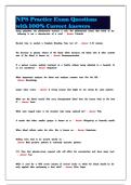 NPS Practice Exam Questions with 100&percnt; Correct Answers