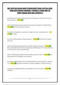 MLT ASCP BOC BLOOD BANK TECHNOLOGIST EXAM &vert;ACTUAL QUESTIONS AND VERIFIED ANSWERS &vert; GRADED A&plus;&vert;PASS FIRST ATTEMPT&vert;BRAND NEW 2026 UPDATE&excl;&excl;&excl;&excl;&excl;