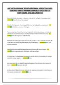 AMT MLT BLOOD BANK TECHNOLOGIST EXAM 2026&vert;ACTUAL QUESTIONS AND VERIFIED ANSWERS &vert; GRADED A&plus;&vert;PASS FIRST ATTEMPT&vert;BRAND NEW 2026 UPDATE&excl;&excl;&excl;&excl;&excl;