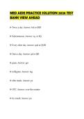 MED AIDE ACTUAL TEST PAPER 2026&NewLine;QUESTIONS WITH SOLUTIONS GRADED A&plus;