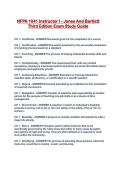 NFPA 1041 Instructor I - Jones And Bartlett Third Edition Exam Study Guide