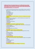 California Water Treatment Operator Certification Exam latest &NewLine;2026 Update Actual Questions & Answers Most Asked 200 Questions &NewLine;And Verified Answers &vert; A&plus; Success Kit&rdquo; 