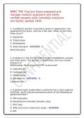 NBRC TMC Practice Exam &vert; Realistic Questions & Verified Answers &vert; Complete Respiratory Therapy Prep&NewLine;&NewLine;