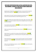SAFE AGILE CERTIFICATION EXAM &vert;ACTUAL QUESTIONS AND VERIFIED ANSWERS &vert; GRADED A&plus;&vert;PASS FIRST ATTEMPT&vert;BRAND NEW 2026 UPDATE&excl;&excl;&excl;&excl;&excl;
