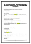 SAFE 6&period;0 SCRUM MASTER EXAM &vert;ACTUAL QUESTIONS AND VERIFIED ANSWERS &vert; GRADED A&plus;&vert;PASS FIRST ATTEMPT&vert;BRAND NEW 2026 UPDATE&excl;&excl;&excl;&excl;&excl;