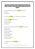 SAFE AGILIST EXAM 2026 &vert;ACTUAL QUESTIONS AND VERIFIED ANSWERS &vert; GRADED A&plus;&vert;PASS FIRST ATTEMPT&vert;BRAND NEW 2026 UPDATE&excl;&excl;&excl;&excl;&excl;
