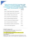 Support Operations PH II Pre Exam Study Guide SPO Phase 1 Actual Exam 2026&sol;2027 &ndash; Complete Exam-Style Questions with Detailed Rationales &vert; 100&percnt; Verified &ndash; Pass Guaranteed &ndash; A&plus; Graded&NewLine;&NewLine;