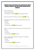 SERVSAFE ALCOHOL EXAM 2026&vert;ACTUAL QUESTIONS AND VERIFIED ANSWERS &vert; GRADED A&plus;&vert;PASS FIRST ATTEMPT&vert;BRAND NEW 2026 UPDATE&excl;&excl;&excl;&excl;&excl;