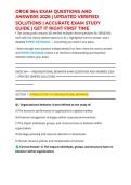 ORGB 364 EXAM QUESTIONS AND ANSWERS 2026 &vert; UPDATED VERIFIED SOLUTIONS &vert; ACCURATE EXAM STUDY GUIDE &vert; GET IT RIGHT FIRST TIME
