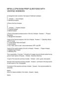 MPSA & CPM EXAM PREP QUESTIONS WITH VERIFIED ANSWERS