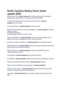 North Carolina Notary Exam latest &NewLine;update 2026