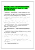 WGU C211 Global Economics for Managers&NewLine;Question and Answer &vert; Grade A&plus; &vert; 2026&NewLine;Latest Study Guide